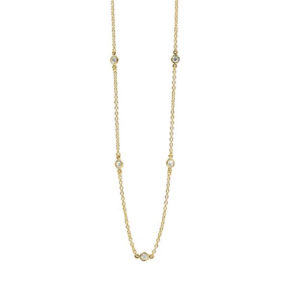 Signature Diamond By The Yard Long Chain Necklace