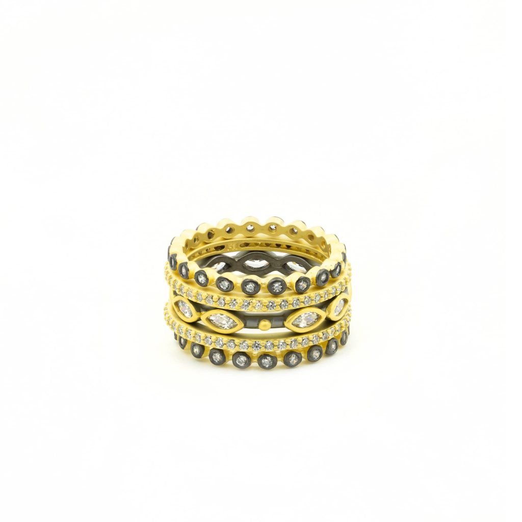Signature Marquise Station 5-Stack Ring
