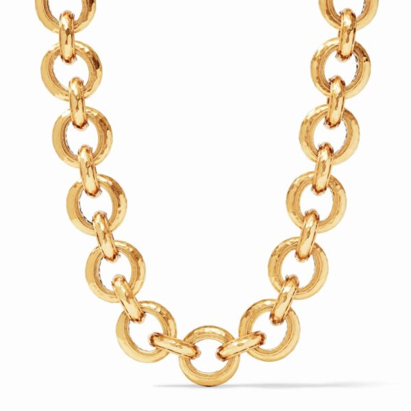 Cannes Link Necklace | Gold