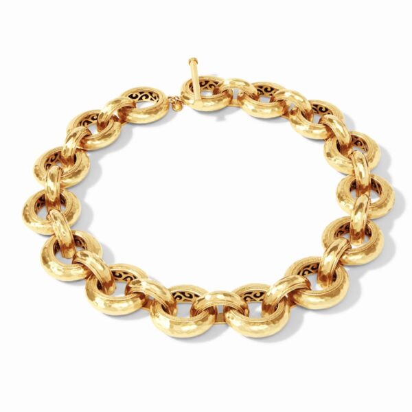 Cannes Link Necklace | Gold