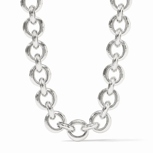 Cannes Link Necklace | Silver