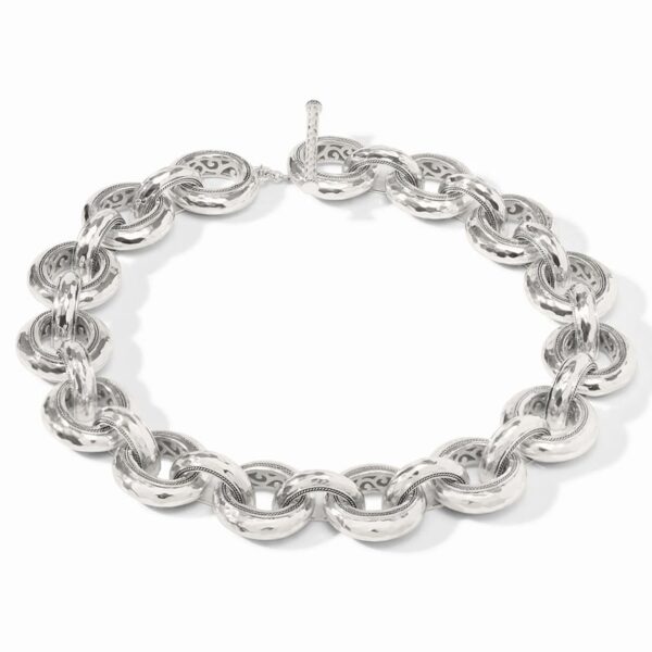 Cannes Link Necklace | Silver