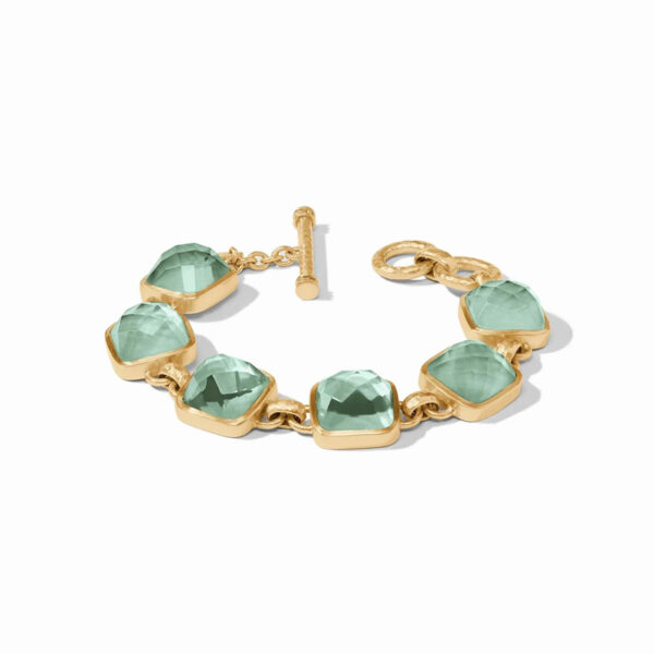 Catalina Stone Bracelet | Iridescent Aquamarine Blue