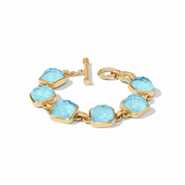 Catalina Stone Bracelet | Iridescent Capri Blue