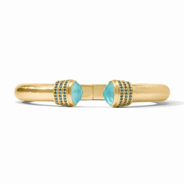 Luna Demi Cuff | Iridescent Bahamian Blue