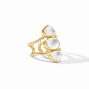 Trevi Statement Ring | Iridescent Clear Crystal