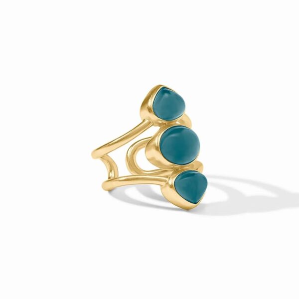 Trevi Statement Ring | Iridescent Montana Blue